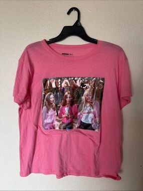 Mean Girls Pink Graphic Short Sleeve Tee